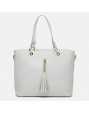 Фотография Белая женская кожаная сумка Ricco Grande 1l953-white