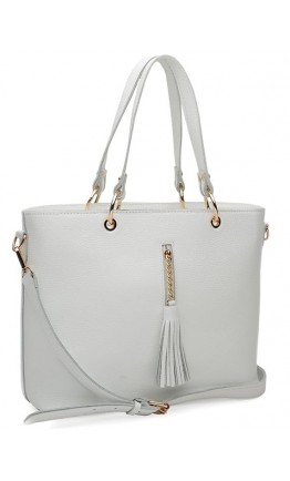 Белая женская кожаная сумка Ricco Grande 1l953-white