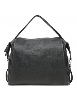 Женская черная кожаная сумка Ricco Grande 1l975-black