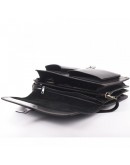 Фотография Вместительная кожаная черная сумка на плечо Manufatto 2-pochtaljon