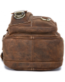 Фотография Мужская коричнева барсетка - сумка на плечо Vintage 20006
