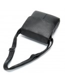 Фотография Черная кожаная сумка через плечо Vintage 20015