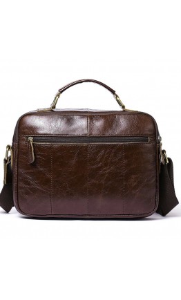 Горизонтальная мужская кожаная сумка - барсетка Vintage 20027