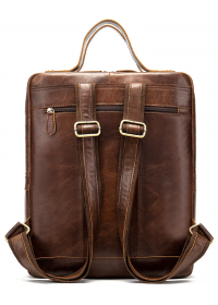 Кожаный коричневый рюкзак - сумка для ноутбука Vintage 20035 