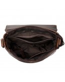 Фотография Мужская кожаная сумка на плечо с тиснением Vintage 20039