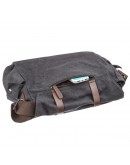 Фотография Черная мужская текстильная сумка на плечо Vintage 20076