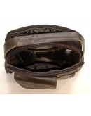 Фотография Кожаная сумка - барсетка коричневая кожаная Vintage 20095