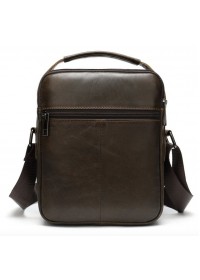 Кожаная сумка - барсетка коричневая кожаная Vintage 20095