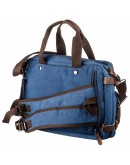 Фотография Синяя текстильная мужская сумка - траснформер Vintage 20147