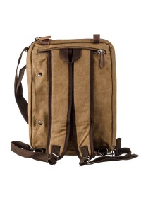 Тестильная сумка-трансофрмер песочного цвета Vintage 20152