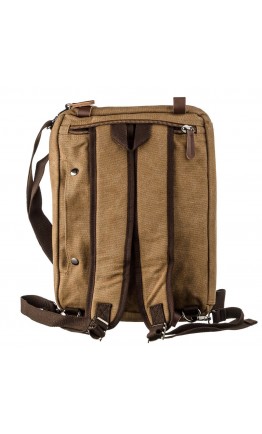 Тестильная сумка-трансофрмер песочного цвета Vintage 20152