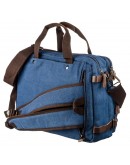 Фотография Большая текстильная синяя сумка - трансформер Vintage 20153
