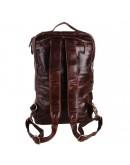 Фотография Кожаный коричневый мужской рюкзак Vintage 20207
