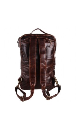 Кожаный коричневый мужской рюкзак Vintage 20207
