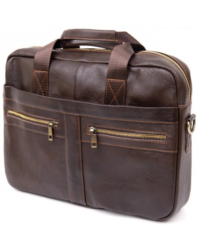 Фотография Кожаная деловая мужская сумка Vintage 20453