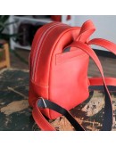 Фотография Кожаный женский красный рюкзак 24922302W-SGE