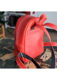 Кожаный женский красный рюкзак 24922302W-SGE
