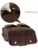Фотография Вместительная мужская коричневая сумка-портфель Tiding Bag t29523