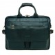 Мужская зеленая деловая кожаная сумка портфель Newery N9523GR