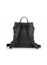 Кожаный мужской черный рюкзак Tiding Bag 303A
