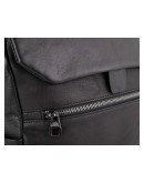 Фотография Кожаный мужской черный рюкзак Tiding Bag 303A