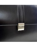 Фотография Черный мужской кожаный портфель Desisan 317-1