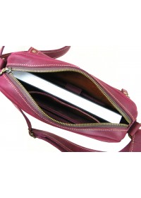 Женская кожаная бордовая сумка 331129W-SGE