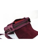 Фотография Кожаная женская бордовая сумочка 331188W-SGE