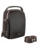 Фотография Мужская коричневая кожаная сумка - барсетка DESISAN - 343-09