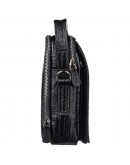 Фотография Мужская черная кожаная сумка - барсетка DESISAN - 343-143