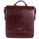 Коричневая кожаная мужская сумка на плечо - барсетка DESISAN 344-019