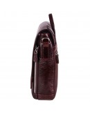 Фотография Коричневая кожаная мужская сумка на плечо - барсетка DESISAN 344-019