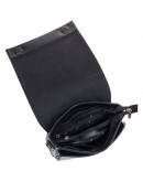 Фотография Удобная черная кожаная мужская барсетка - сумка на плечо DESISAN - 344-101