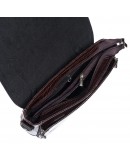 Фотография Коричневая кожаная мужская сумка на плечо - барсетка DESISAN 344-19