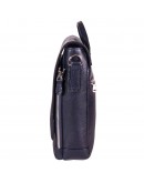 Фотография Синяя кожаная мужская сумка на плечо - барсетка DESISAN 344-315