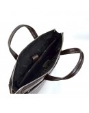 Фотография Кожаная мужская коричневая сумка для ноутбука 15.6 дюймов DESISAN 1335-019