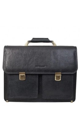 Кожаный мужской черный портфель TONY BELLUCCI - 5007-894