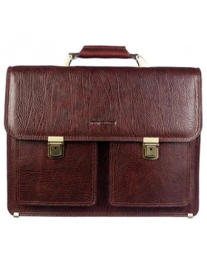 Фотография Кожаный коричневый мужской портфель TONY BELLUCCI - 5007-896