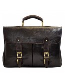 Фотография Кожаный коричневый мужской удобный портфель TONY BELLUCCI - 5015-886