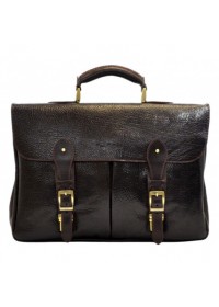 Кожаный коричневый мужской удобный портфель TONY BELLUCCI - 5015-886
