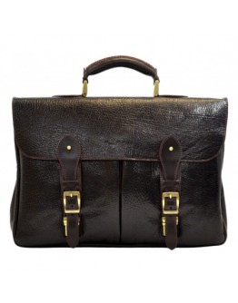 Кожаный коричневый мужской удобный портфель TONY BELLUCCI - 5015-886
