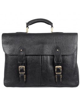 Кожаный черный мужской удобный портфель TONY BELLUCCI - 5015-893