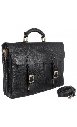 Кожаный черный мужской удобный портфель TONY BELLUCCI - 5015-893