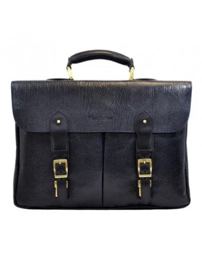 Фотография Кожаный синий мужской удобный портфель TONY BELLUCCI - 5015-894
