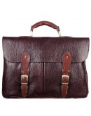 Фотография Кожаный коричневый мужской удобный портфель TONY BELLUCCI - 5015-896