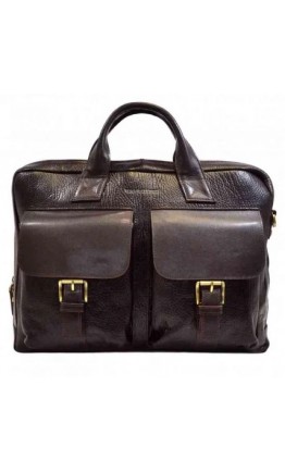 Кожаный коричневый мужской портфель TONY BELLUCCI - 5026-886