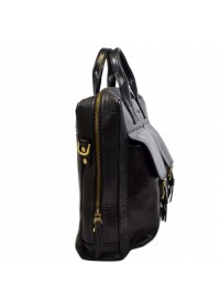 Кожаный черный мужской портфель TONY BELLUCCI - 5026-893