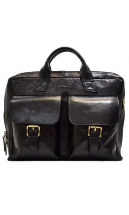 Кожаный черный мужской портфель TONY BELLUCCI - 5026-893
