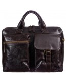 Фотография Кожаный коричневый мужской портфель TONY BELLUCCI - 5027-886