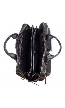 Кожаный черный мужской портфель TONY BELLUCCI - 5027-893